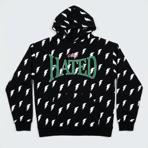 Graphic Most Hated Vintage Oversized Thunder Bolt Hoodie